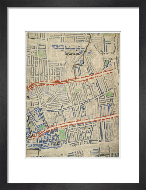 Descriptive map of London Poverty Section 18 1889