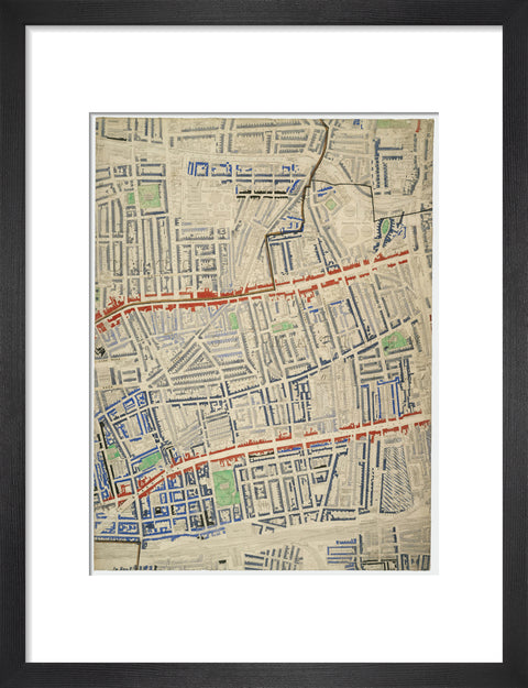 Descriptive map of London Poverty Section 18 1889