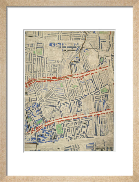 Descriptive map of London Poverty Section 18 1889