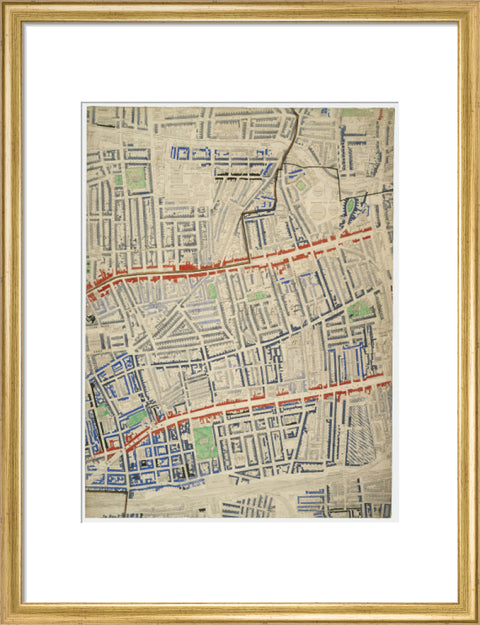 Descriptive map of London Poverty Section 18 1889