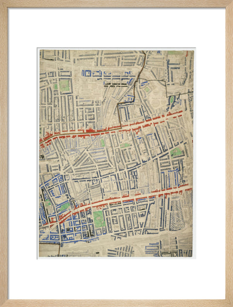 Descriptive map of London Poverty Section 18 1889