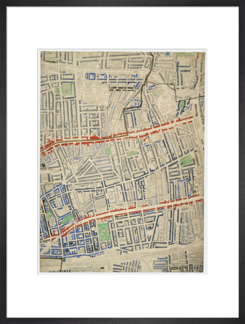 Descriptive map of London Poverty Section 18 1889