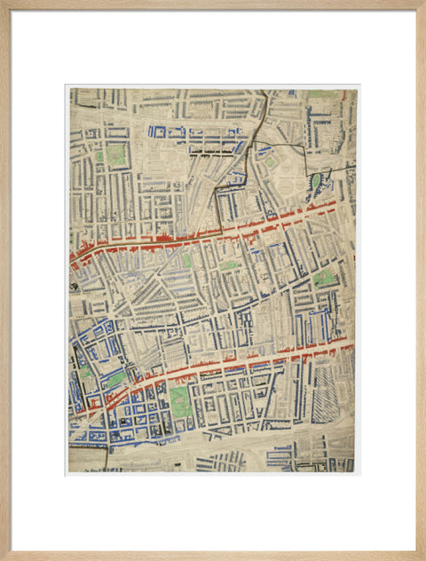 Descriptive map of London Poverty Section 18 1889