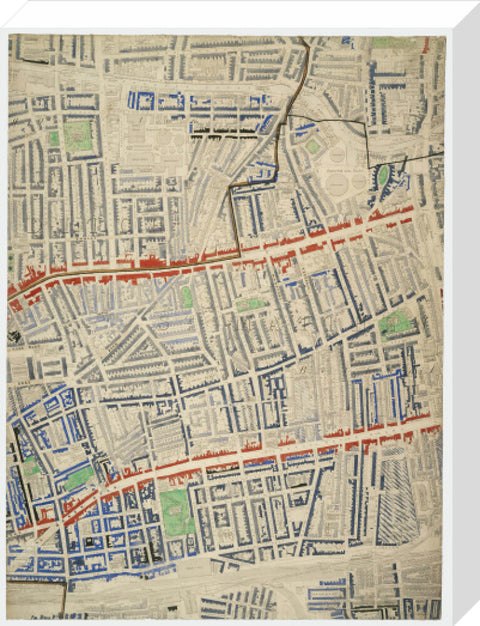 Descriptive map of London Poverty Section 18 1889