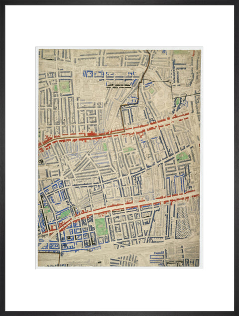 Descriptive map of London Poverty Section 18 1889