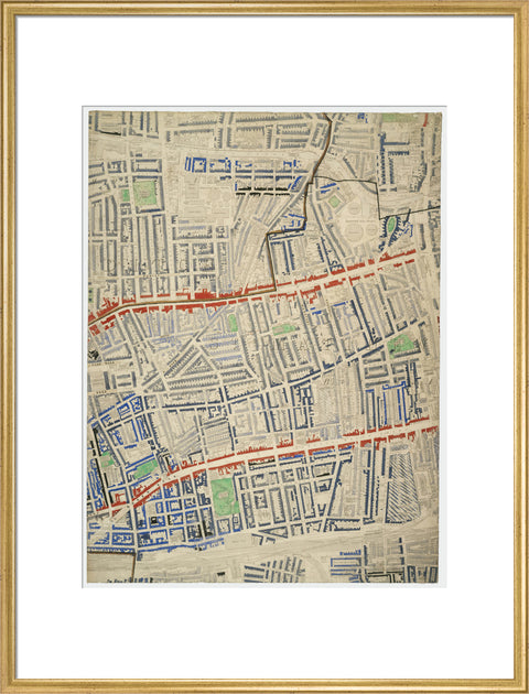Descriptive map of London Poverty Section 18 1889
