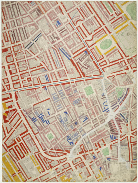 Descriptive map of London Poverty Section 24 1889