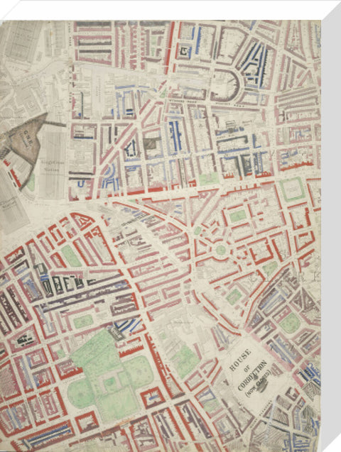 Descriptive map of London Poverty Section 15 1889