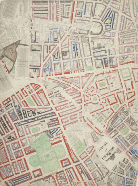 Descriptive map of London Poverty Section 15 1889