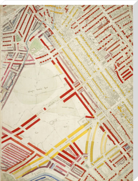 Descriptive map of London Poverty Section 11 1889