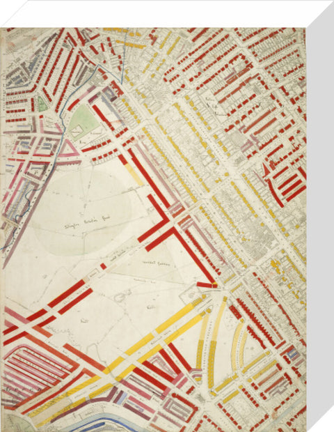 Descriptive map of London Poverty Section 11 1889