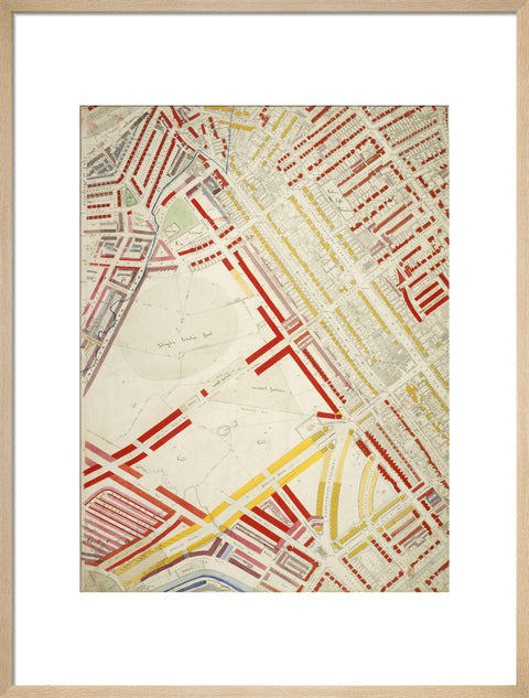 Descriptive map of London Poverty Section 11 1889