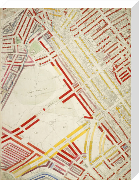 Descriptive map of London Poverty Section 11 1889