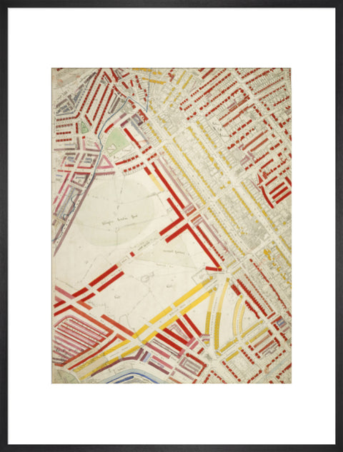 Descriptive map of London Poverty Section 11 1889