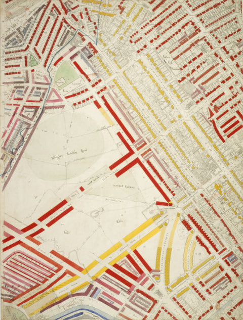 Descriptive map of London Poverty Section 11 1889