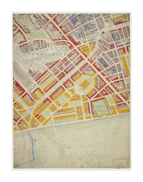 Descriptive map of London Poverty Section 22 1889