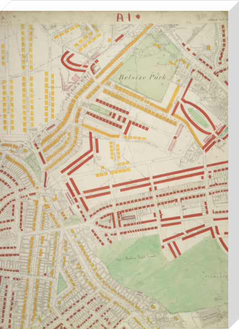 Descriptive map of London Poverty Section 2 1889