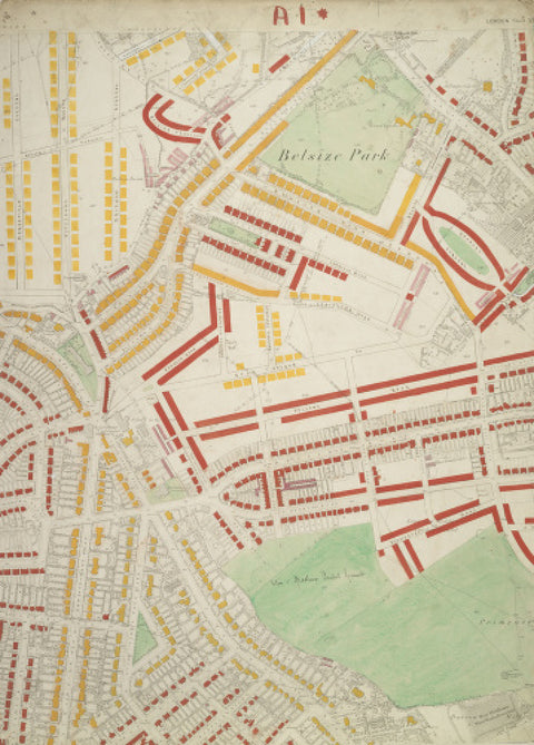 Descriptive map of London Poverty Section 2 1889