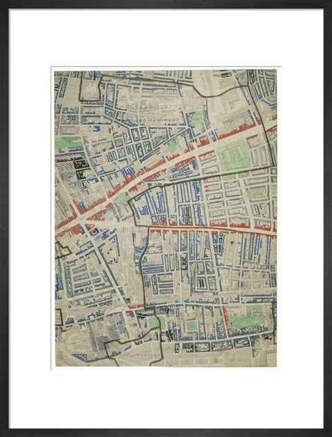 Descriptive map of London Poverty Section 28 1889