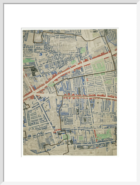 Descriptive map of London Poverty Section 28 1889