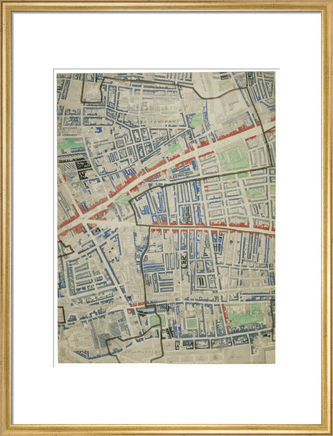 Descriptive map of London Poverty Section 28 1889