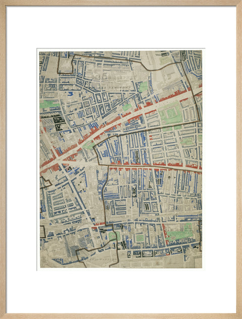 Descriptive map of London Poverty Section 28 1889