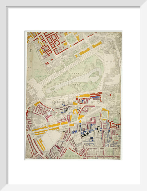 Descriptive map of London Poverty Section 34 1889