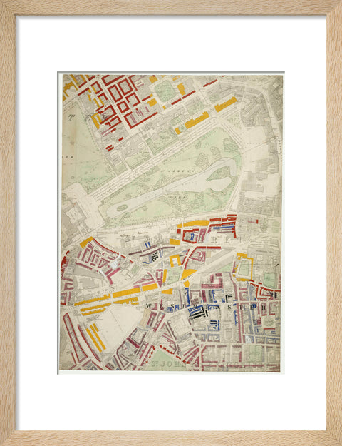 Descriptive map of London Poverty Section 34 1889