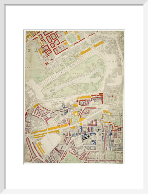 Descriptive map of London Poverty Section 34 1889