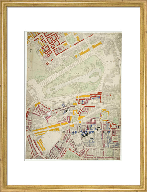 Descriptive map of London Poverty Section 34 1889