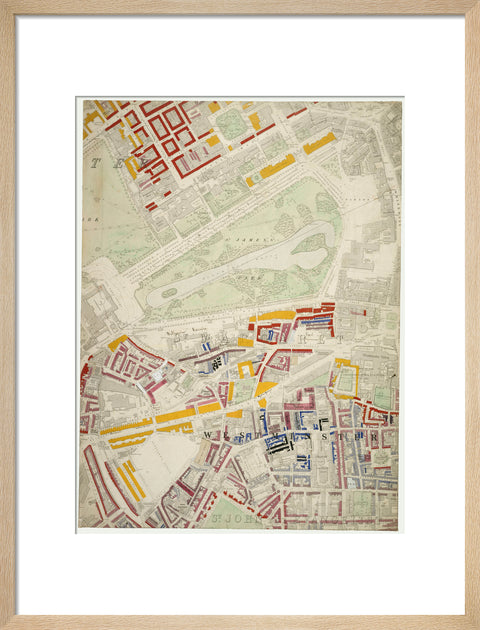 Descriptive map of London Poverty Section 34 1889