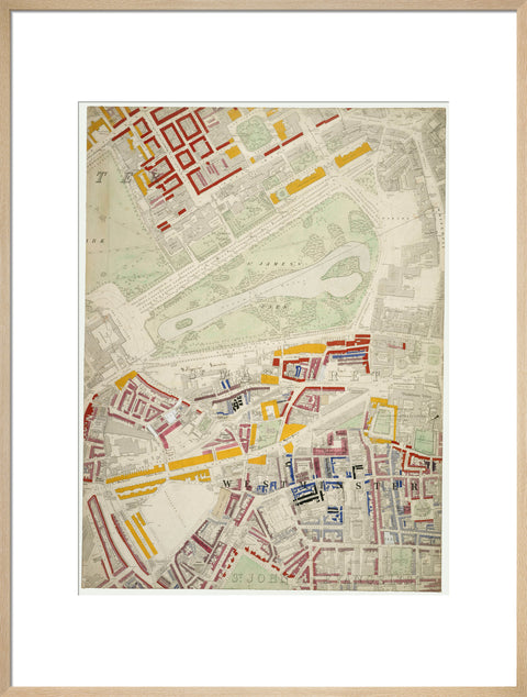 Descriptive map of London Poverty Section 34 1889