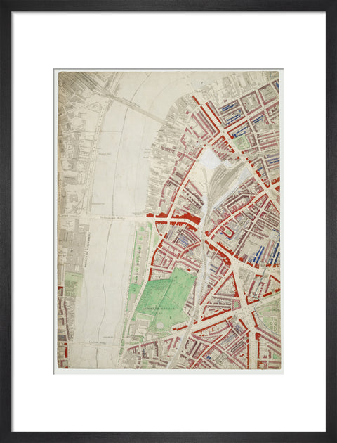 Descriptive map of London Poverty Section 35 1889