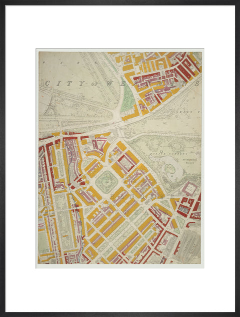 Descriptive map of London Poverty Section 33 1889