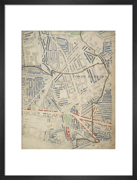 Descriptive map of London Poverty Section 30 1889