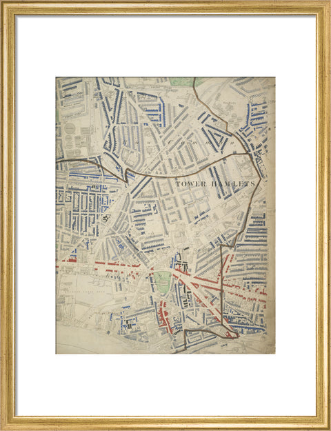 Descriptive map of London Poverty Section 30 1889