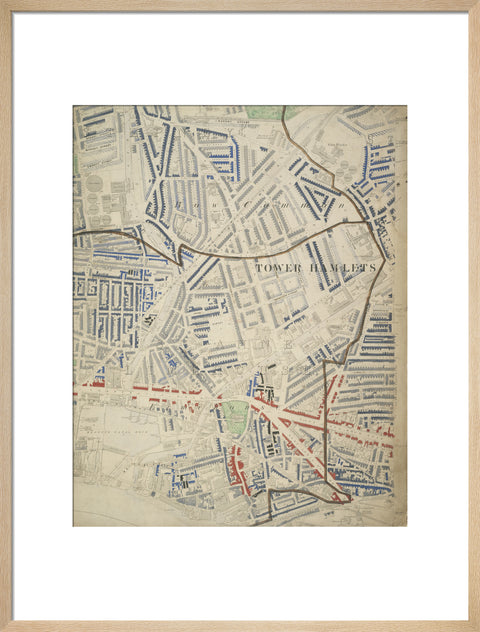 Descriptive map of London Poverty Section 30 1889