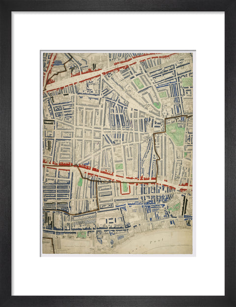 Descriptive map of London Poverty Section 29 1889