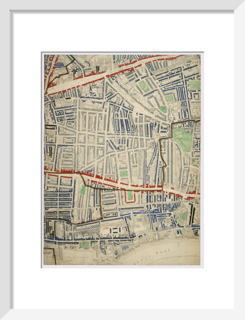 Descriptive map of London Poverty Section 29 1889