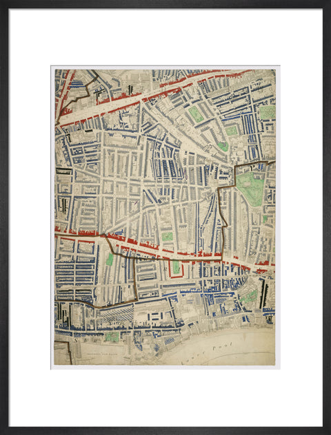 Descriptive map of London Poverty Section 29 1889