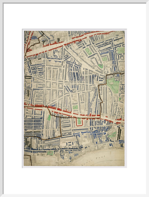 Descriptive map of London Poverty Section 29 1889