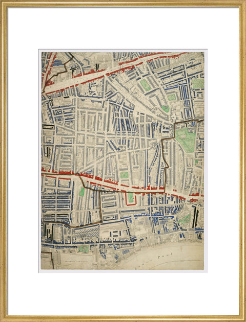 Descriptive map of London Poverty Section 29 1889