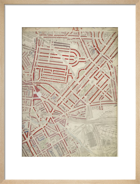 Descriptive map of London Poverty Section 4 1889