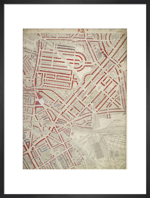 Descriptive map of London Poverty Section 4 1889