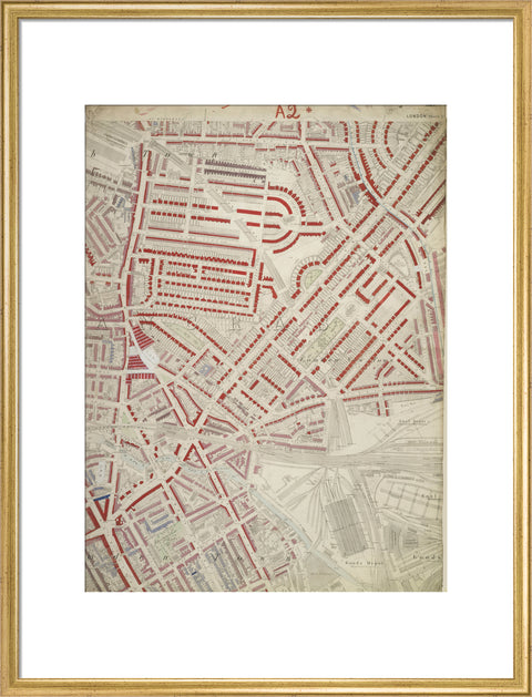 Descriptive map of London Poverty Section 4 1889