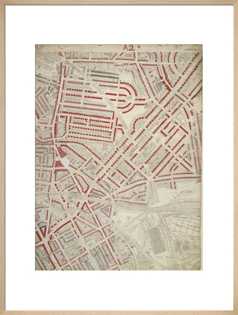 Descriptive map of London Poverty Section 4 1889