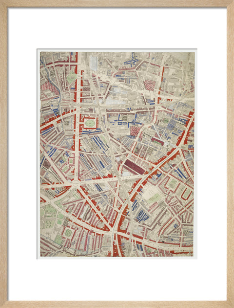 Descriptive map of London Poverty Section 36 1889