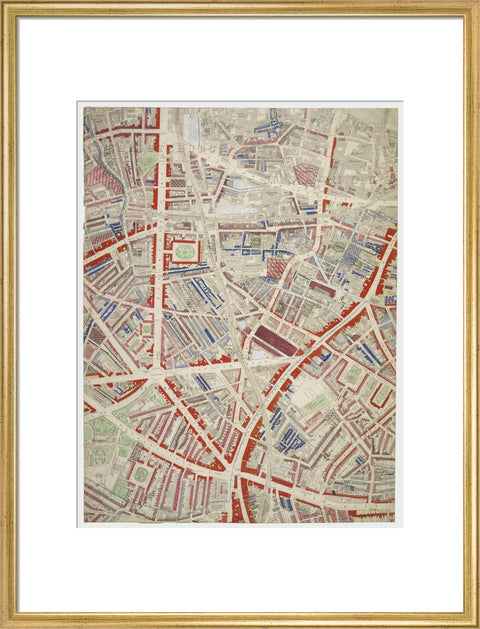 Descriptive map of London Poverty Section 36 1889