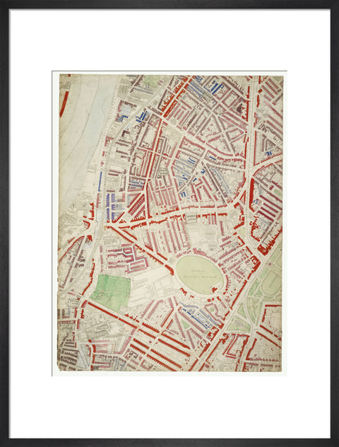 Descriptive map of London Poverty Section 45 1889.