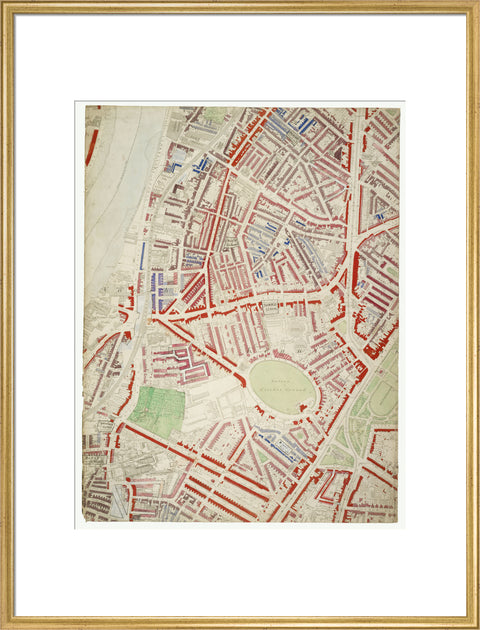 Descriptive map of London Poverty Section 45 1889.